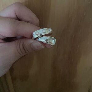 Gold and Silver Adjustable Ring